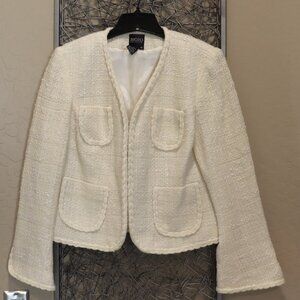Bigio Collection Boucle Wool Short Jacket